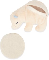 Kaloo peluche térmico oso polar - cojín térmico de peluche para niños