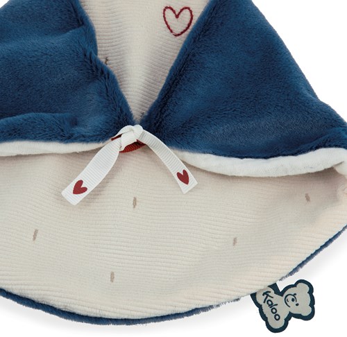 Kaloo manta pingüino azul - Complices doudou para bebé-3