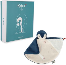 Kaloo manta pingüino azul - Complices doudou para bebé