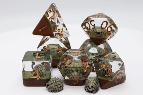 Foam Brain Games set de dados erizo para juegos de rol