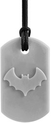 Ark Therapeutics collar mordedor Bat Bite gris juguete sensorial