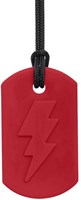 Ark Therapeutics collar mordedor rojo para niños y adultos