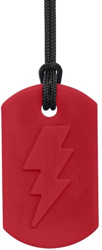 Ark Therapeutics collar mordedor rojo para niños y adultos