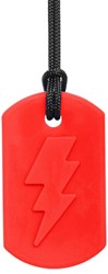 Ark Therapeutics collar mordedor juguete rojo para niños y adultos