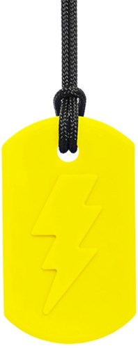 Ark Therapeutics collar mordedor juguete Bolt Bite Lightning amarillo