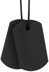 Ark Therapeutics collar mordedor joya para masticar negro XT mediano juguete sensorial