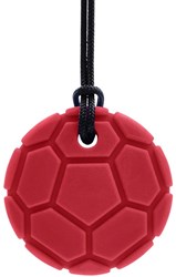 Ark Therapeutics collar mordedor balón de fútbol rojo XT - colgante para morder para niños
