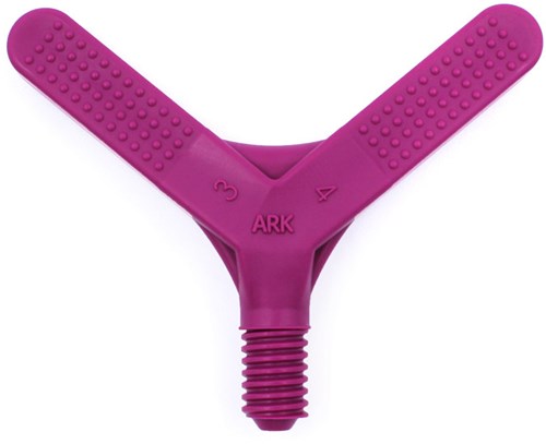 Ark Therapeutics bloque mordedor Y Tip para Z-Vibe juguete sensorial magenta
