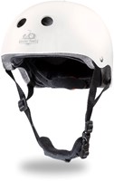 Kinderfeets Casco infantil para ciclismo / Casco de bicicleta para niños - blanco mate