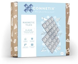 Connetix Azulejos Magnéticos Base Clear 2 Piezas