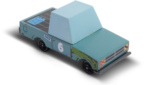 Coche de juguete Candylab Rust Patrol - Candycar de madera-2