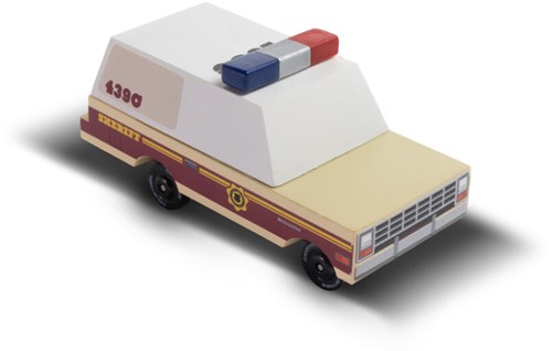 Coche de juguete Candylab Rust Patrol - Candycar de madera-3