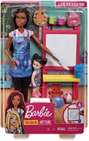 BEX muñeca Barbie maestra de arte playset - juguete creativo para niños
