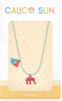 Calico Sun collar Zoey elefante - joyas coloridas para niños