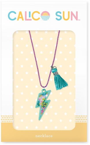 Calico Sun collar rayo cuentas brillantes ajustable