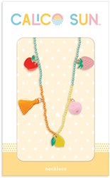 Calico Sun joya infantil collar cuentas coloridas Clementine ajustable