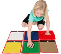 Stimove juguete sensorial Set de 6 Tactile Mini Mats para niños-2