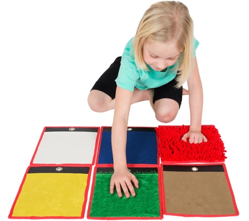 Stimove juguete sensorial Set de 6 Tactile Mini Mats para niños-2