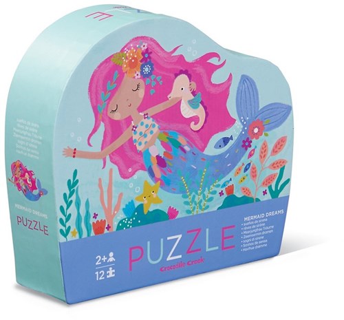 Crocodile Creek mini puzzle Sueños de Sirena - 12 piezas