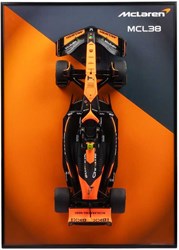 1:10 RC F1 MCLAREN MCL38 NORRIS PHOTO FRAME DISPLAY