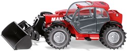 Siku Manitou manipulador telescópico vehículo agrícola 1:32 rojo metal plástico