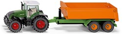 Siku tractor Fendt juguete remolque de brazo con gancho y carro 1:50 metal