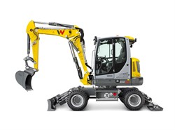 Siku Wacker Neuson EW65 excavadora - vehículo de construcción 1:50 - metal plástico