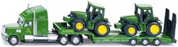 Siku remolque juguete con tractores John Deere 1:87 metal plástico