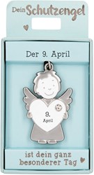 Depesche llavero ángel de la guarda 09 abril - amuleto de la suerte regalo