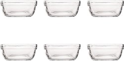 Duralex ensaladera vidrio 11cm apilable set de 6 transparente