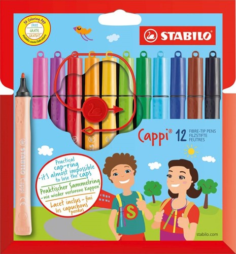 STABILO Cappi rotulador Multicolor 12, 1