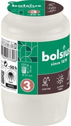 Bolsius vela funeraria blanca - luz conmemorativa para exteriores
