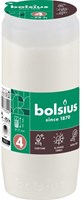 Bolsius vela conmemorativa blanca – larga duración, apta para exterior