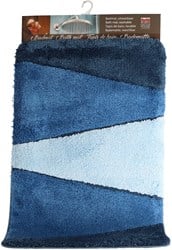 Dutch House Dijon badmat 60 x 90 cm blauw