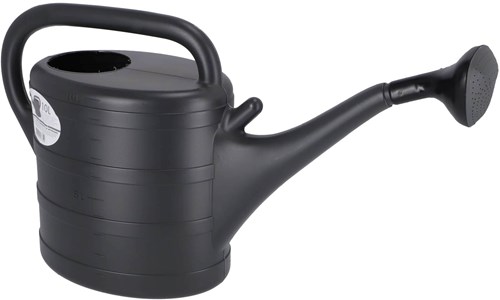 Koopman regadera jardín 10 litros antracita con rociador plástico-3