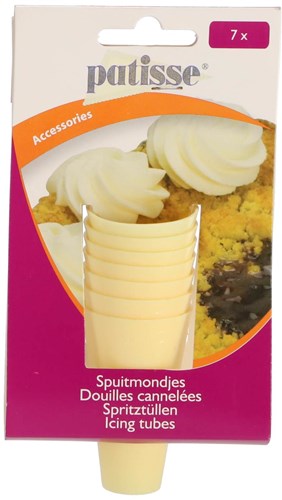 Patisse boquillas de repostería set - 7 piezas accesorio de repostería beige-2