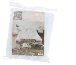 Koopman mosquitera cama doble blanca poliéster dormitorio protección