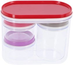 Alpina Opbergdozen 4 Stuks Transparant