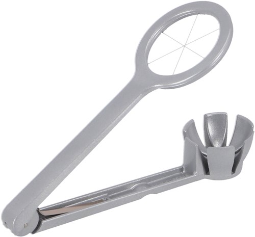 Westmark cortador de huevos Columbus - utensilio cocina plata inox 18,1 cm-3