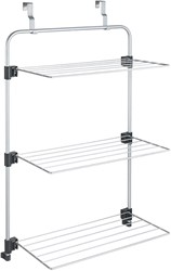 Metaltex tendedero Tomado Gale 11 metros colgable en puerta plateado