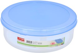 Sunware caja para tartas Club Cuisine con elevador transparente azul 35x35x12 cm