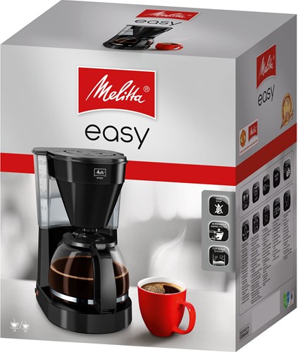 Melitta cafetera de filtro Easy II negra 1,25L 10 tazas