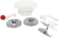 Westmark colador de verduras plástico - Pasapurés 23cm blanco cocina-2