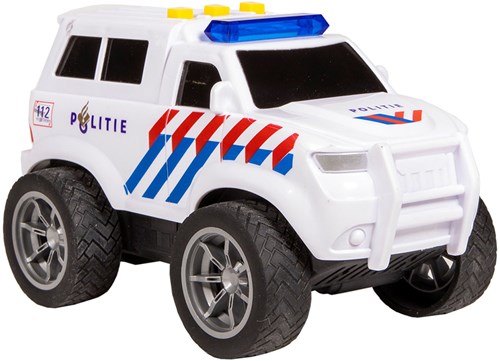 Playmobil coche de policía juguete con luces y sonido - Rescue Racers-3