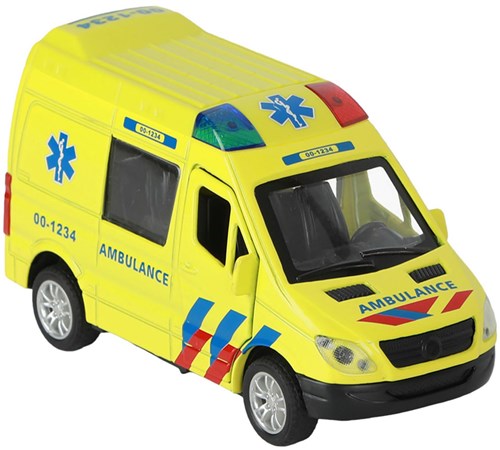 Playmobil autobús ambulancia de juguete 1:34 con luz y sonido amarillo-2