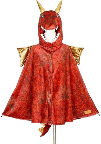 Souza Red dragon cape, 4-7 yrs, 104-122 cm (1 pc)