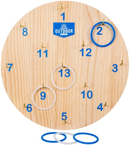 Outdoor Play juego de lanzamiento de aros madera FSC 30cm - juguete exterior-2