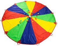 Paracaídas de juego al aire libre con pelotas-2
