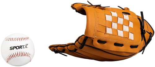 SportX guante de béisbol y pelota - set de béisbol de juguete para niños-3
