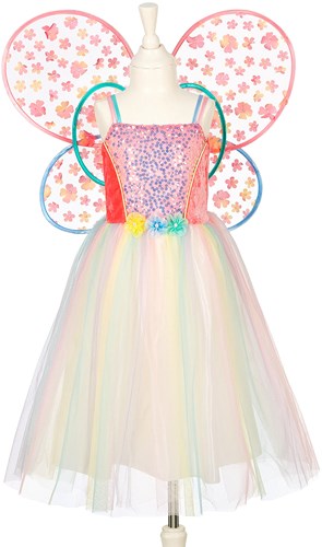 Souza for Kids vestido Flora con alas set de disfraz 8-10 años 128-140 cm